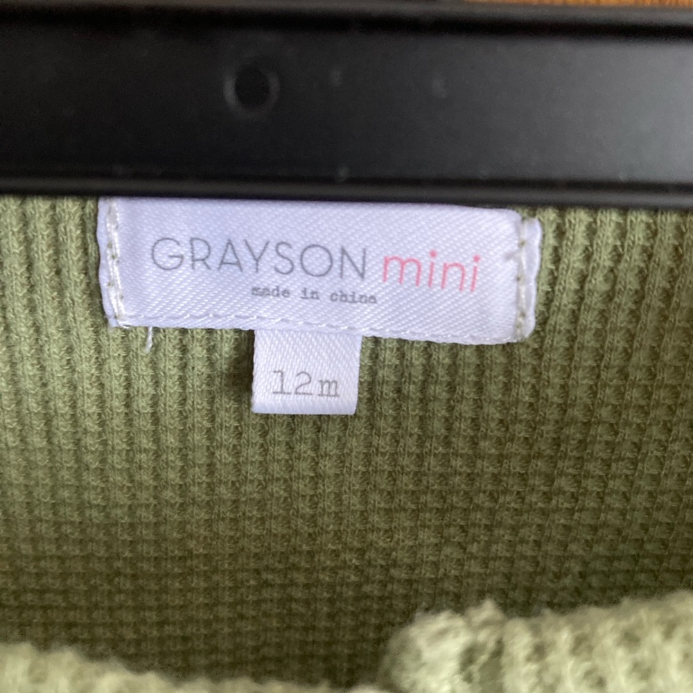 Grayson Mini Green Ruffle Top - Picture 4 of 4